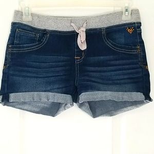 Justice denim shorts